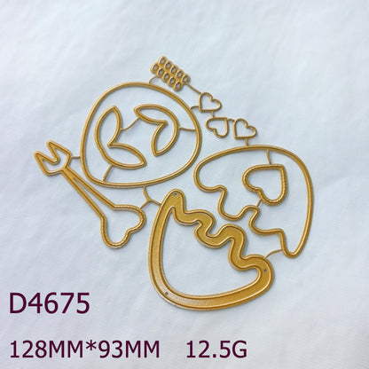 Strawberry With Heart Metal Cutting Dies