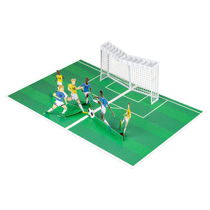 3D Creative Football Pop-Up Greeting Card