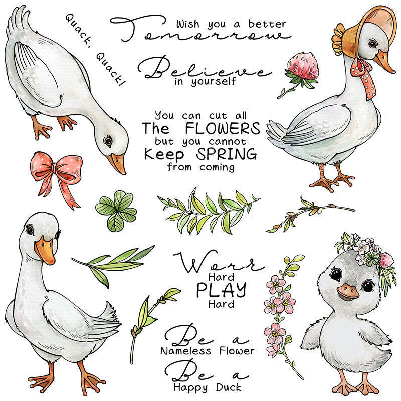 Easter Goose Dies & Stamps Set