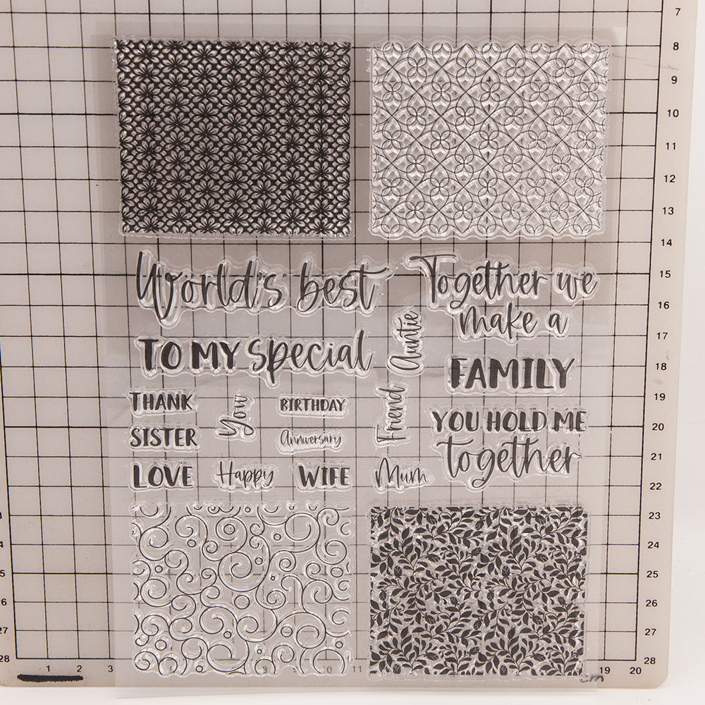 DIY Scrapbook Clear Stamps