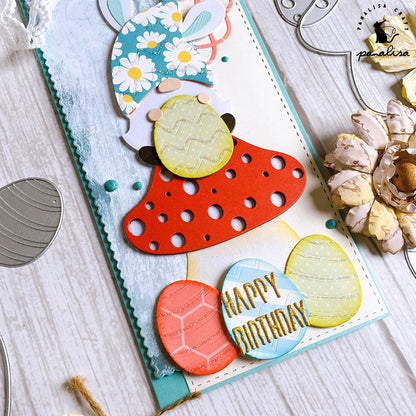 Easter Egg and Mushroom Metal Cutting Dies