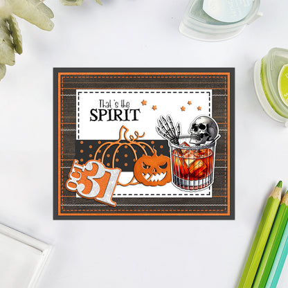 Halloween Goblet Dies & Stamps Set