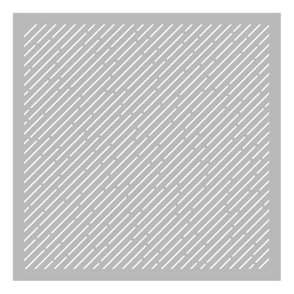 3D Vertical Stripes DIY Painting Hollow Stencil