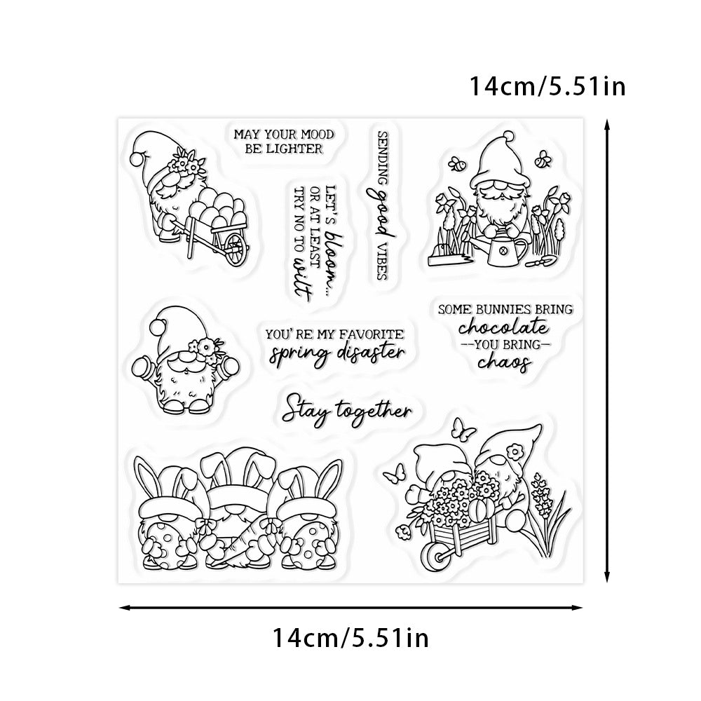 Easter Gnomes Clear Stamps