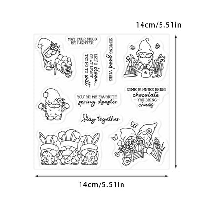 Easter Gnomes Clear Stamps