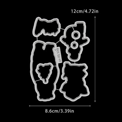 Winter Snowman and Animals Dies & Stamps Set