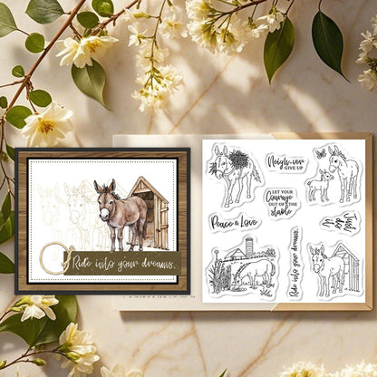 Animal Horse Clear Stamps