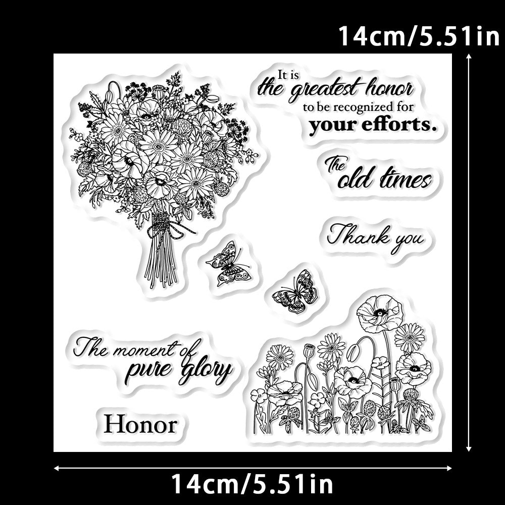 Beautiful Bouquet Clear Stamps