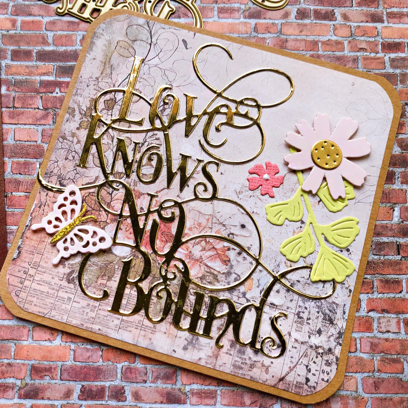 "Love Knows No Bounds" Metal Cutting Dies