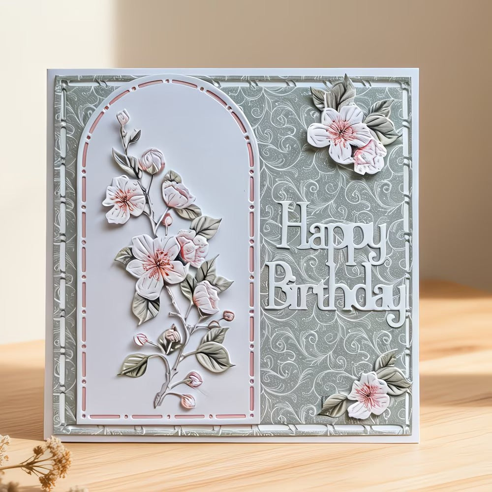 3D Flower Cutout Metal Cutting Dies