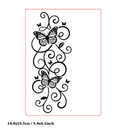 Butterfly Pattern Plastic Embossing Folder