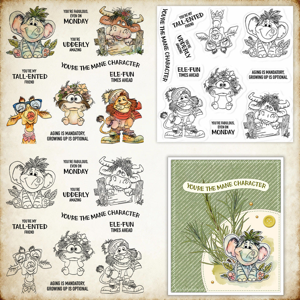 Cute Animals Clear Stamps