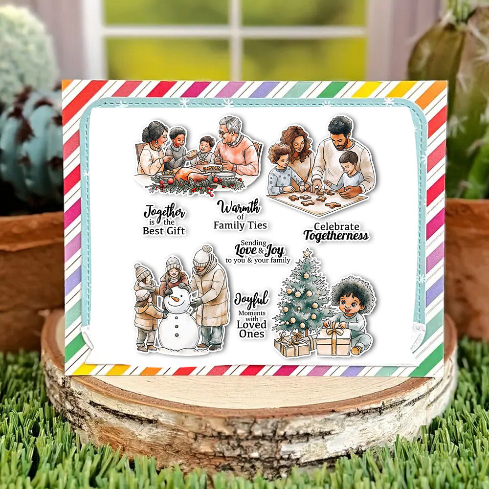 Winter Warm Family Clear Stamps