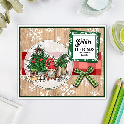 Christmas Theme Dies & Stamps Set