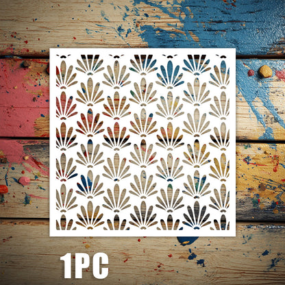 Small Grass Pattern DIY Painting Hollow Stencil