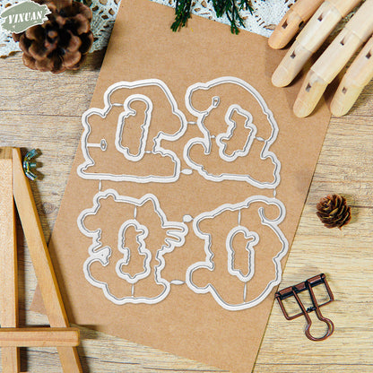 Christmas Kitten Dies & Stamps Set