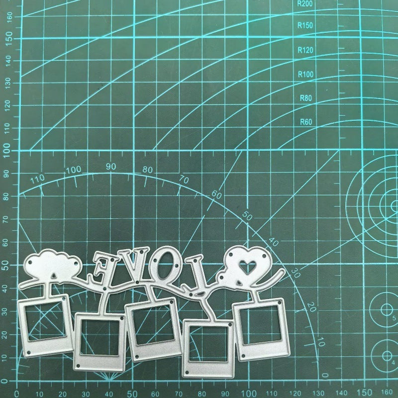 LOVE Photo Frame Metal Cutting Dies