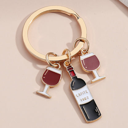 Creative Wine & Beer Keychain