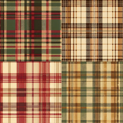 24PCS 6" Yule Scrapbook Paper & Cardstock