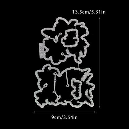 Beautiful Lily Dies & Stamps Set