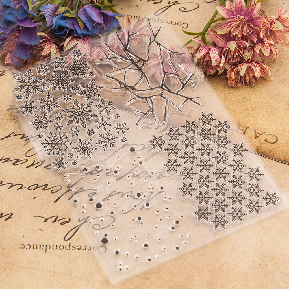 Snowflake Decoration Clear Stamps