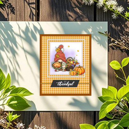 Autumn Gnome Dies & Stamps Set