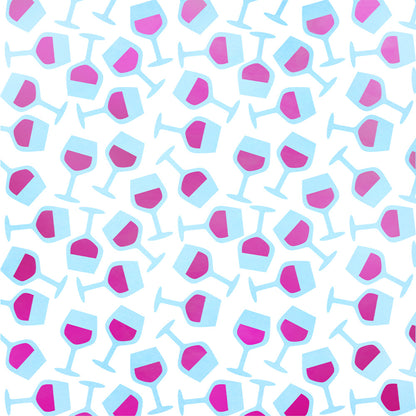 2 PCS Wineglass Pattern DIY Painting Hollow Stencil