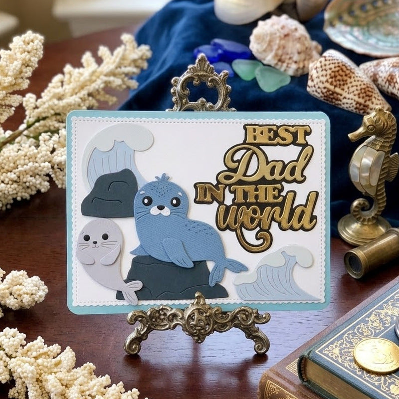 Cute Seal Metal Cutting Dies