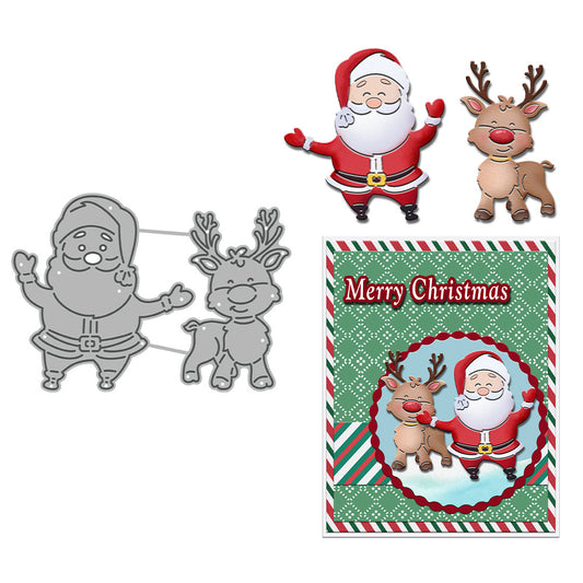 Santa Claus Deer Metal Cutting Dies