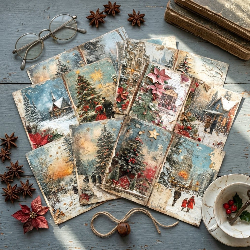 A5 Christmas Style Journal Scrapbook Paper