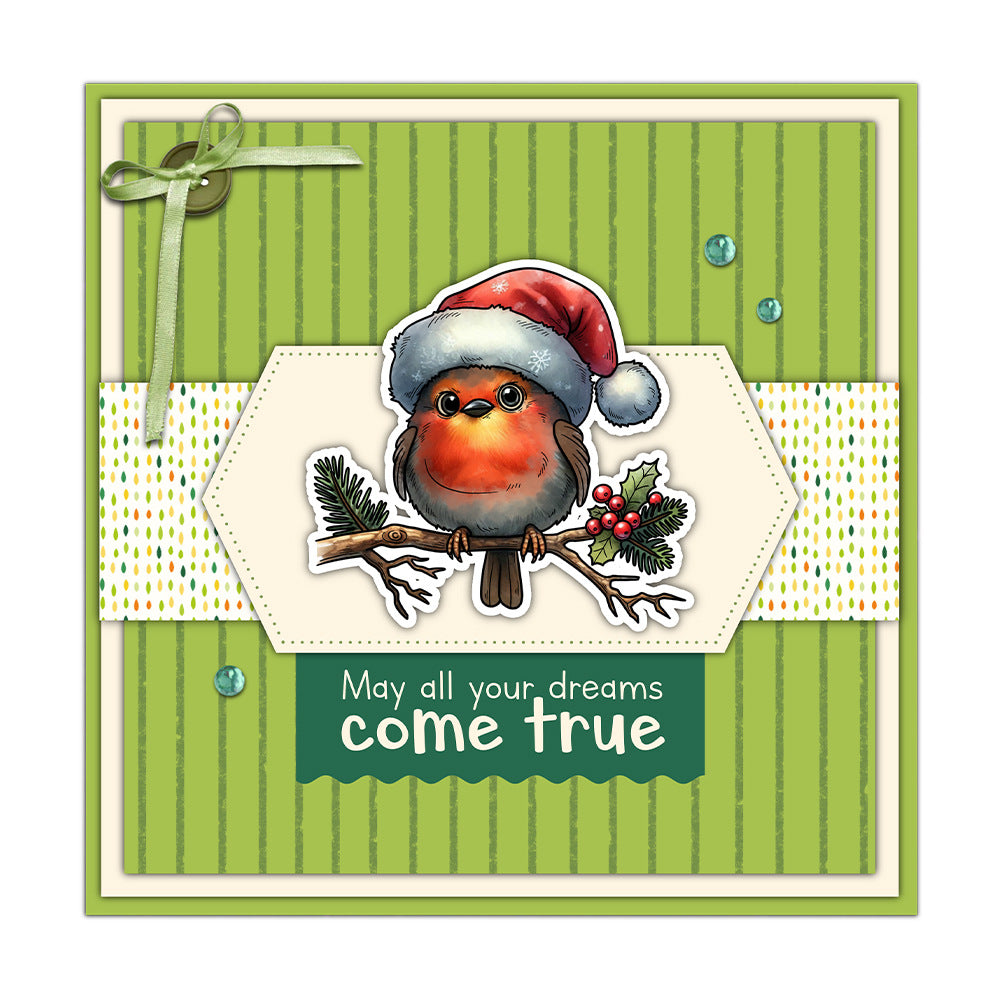 Christmas Birds Dies & Stamps Set