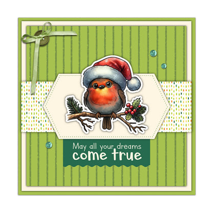 Christmas Birds Dies & Stamps Set