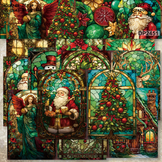 A5 Christmas Decoration DIY Scrapbook Paper