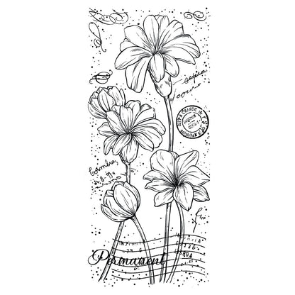 Beautiful Flowers Clear Stamps