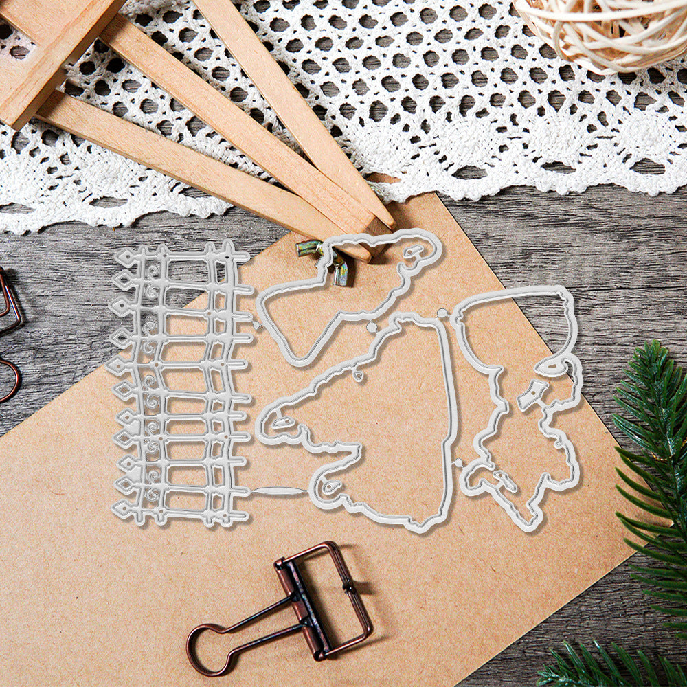 Halloween Elements Dies & Stamps Set