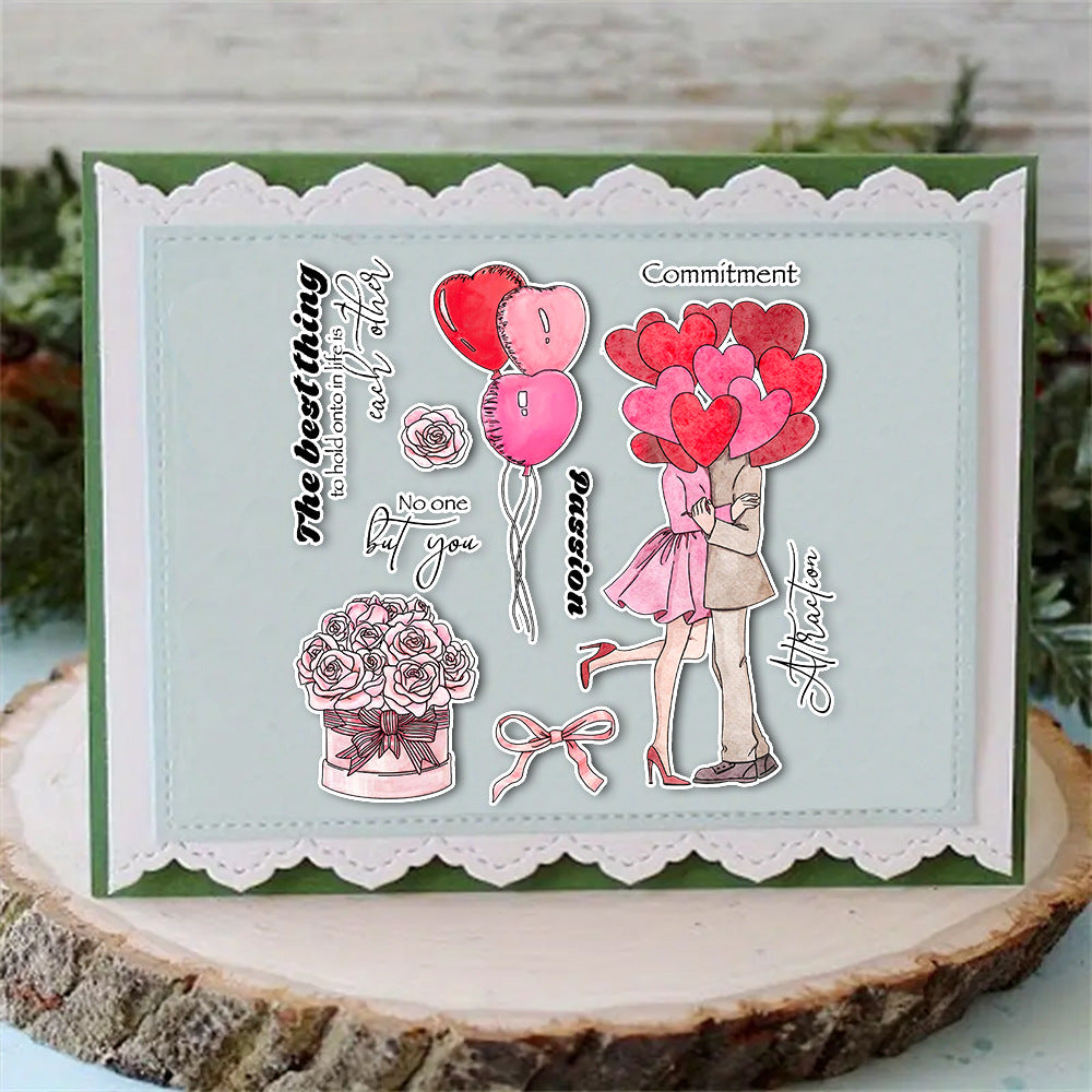 Valentine's Day Theme Clear Stamps
