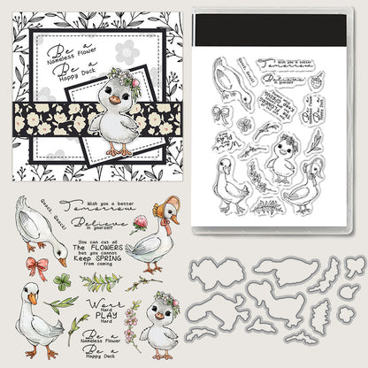 Easter Goose Dies & Stamps Set