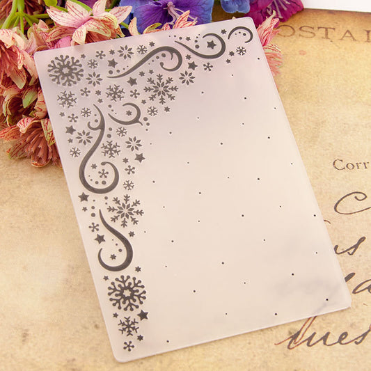 Christmas Snowflake Embossing Folder