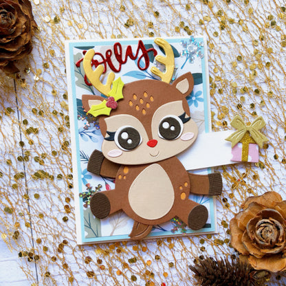 Christmas Reindeer Metal Cutting Dies