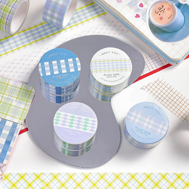 Basic Plaid Decorative Washi Tape