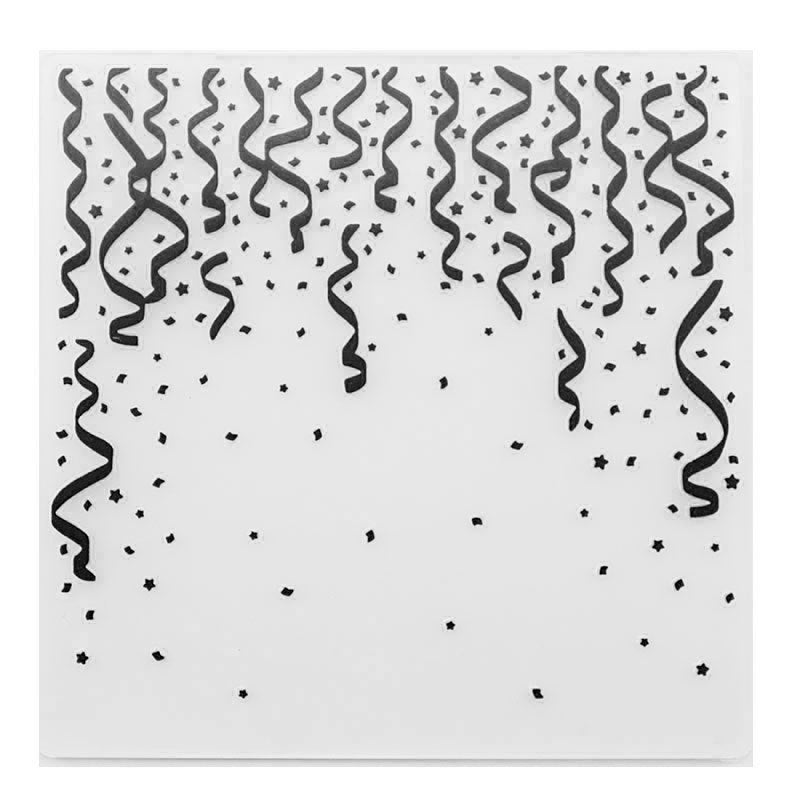 Wave Pattern Plastic Embossing Folder