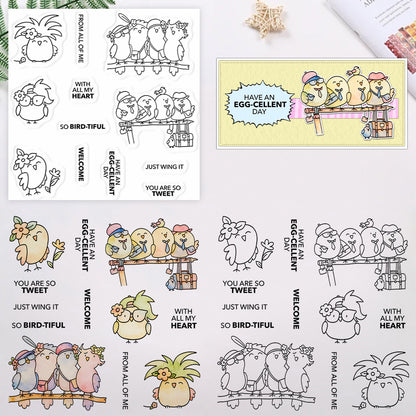 Simple Birds Clear Stamps