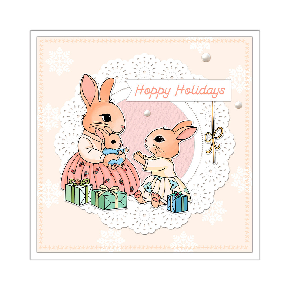 The Rabbits' Family Dies & Stamps Set