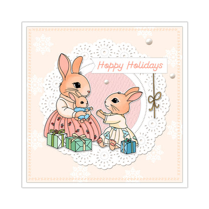 The Rabbits' Family Dies & Stamps Set