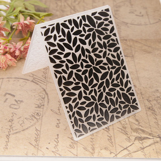 Leaves Pattern Plastic Embossing Folder