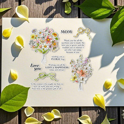Bouquet Bow Clear Stamps