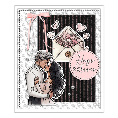 Valentine's Day Theme Dies & Stamps Set