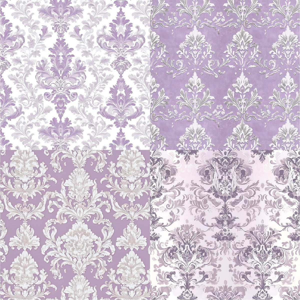 24PCS 6" Lilac Scrapbook Paper & Cardstock
