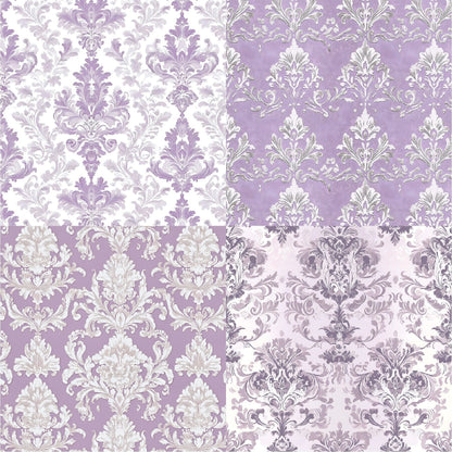 24PCS 6" Lilac Scrapbook Paper & Cardstock