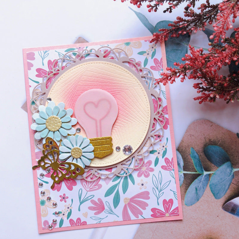 Cute Light Bulb Metal Cutting Dies